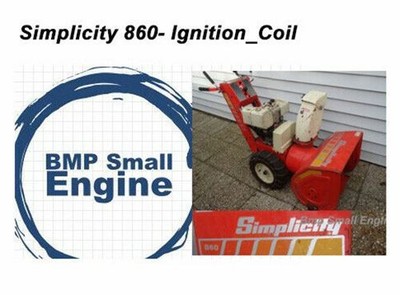 Ignition Coil Module For Simplicity 860 24" 8HP Snow Thrower Briggs & Stratton