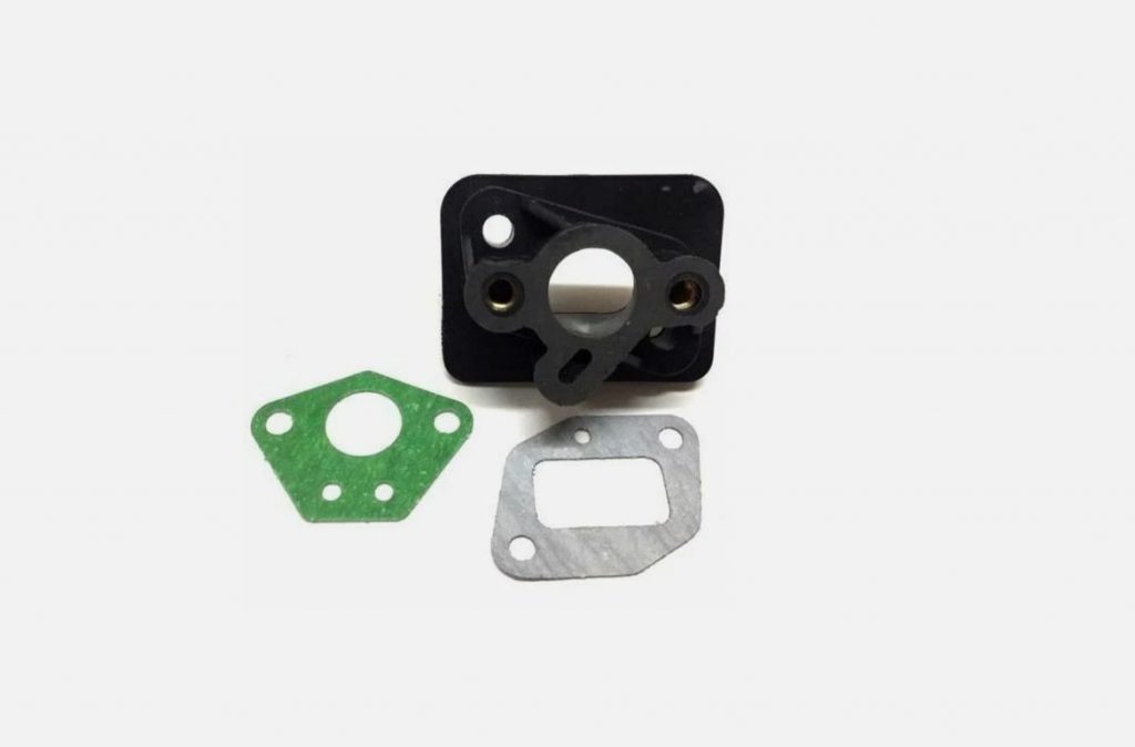 Carburetor Insulator Spacer Gasket For 43cc Champion 100378 Tiller