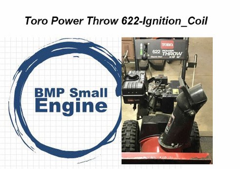 Ignition Coil For Toro Power Throw 622 6Hp 22" Snow Blower mdl# 38063 38064