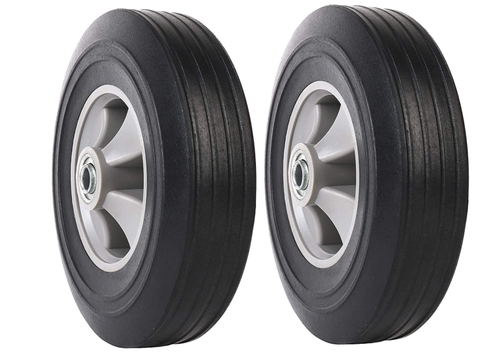 10" Flat Free Solid Rubber Wheel For Excell XC2600 Pressure Washer N003522
