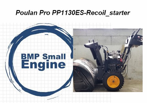 Recoil Starter Assy. For Poulan Pro 11HP PP1130ES Snow Thrower